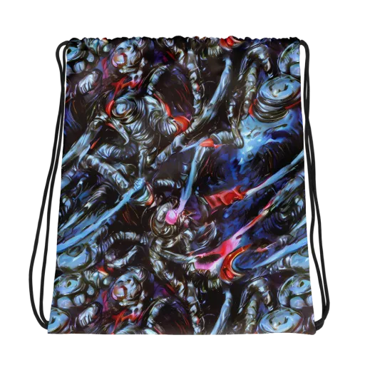 Blackwater Riot on a Drawstring Bag