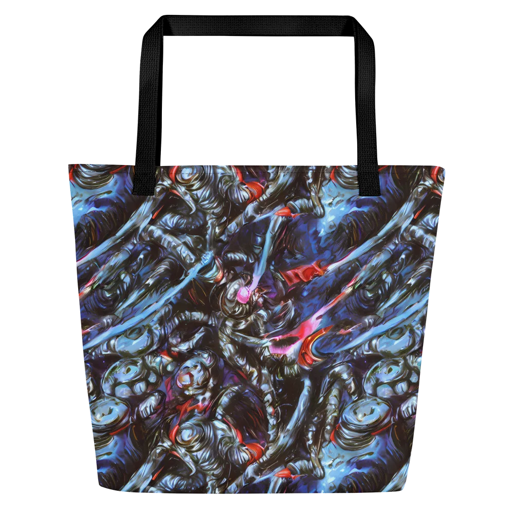 Blackwater Riot on Large Tote Bag W/ Pocket — Front