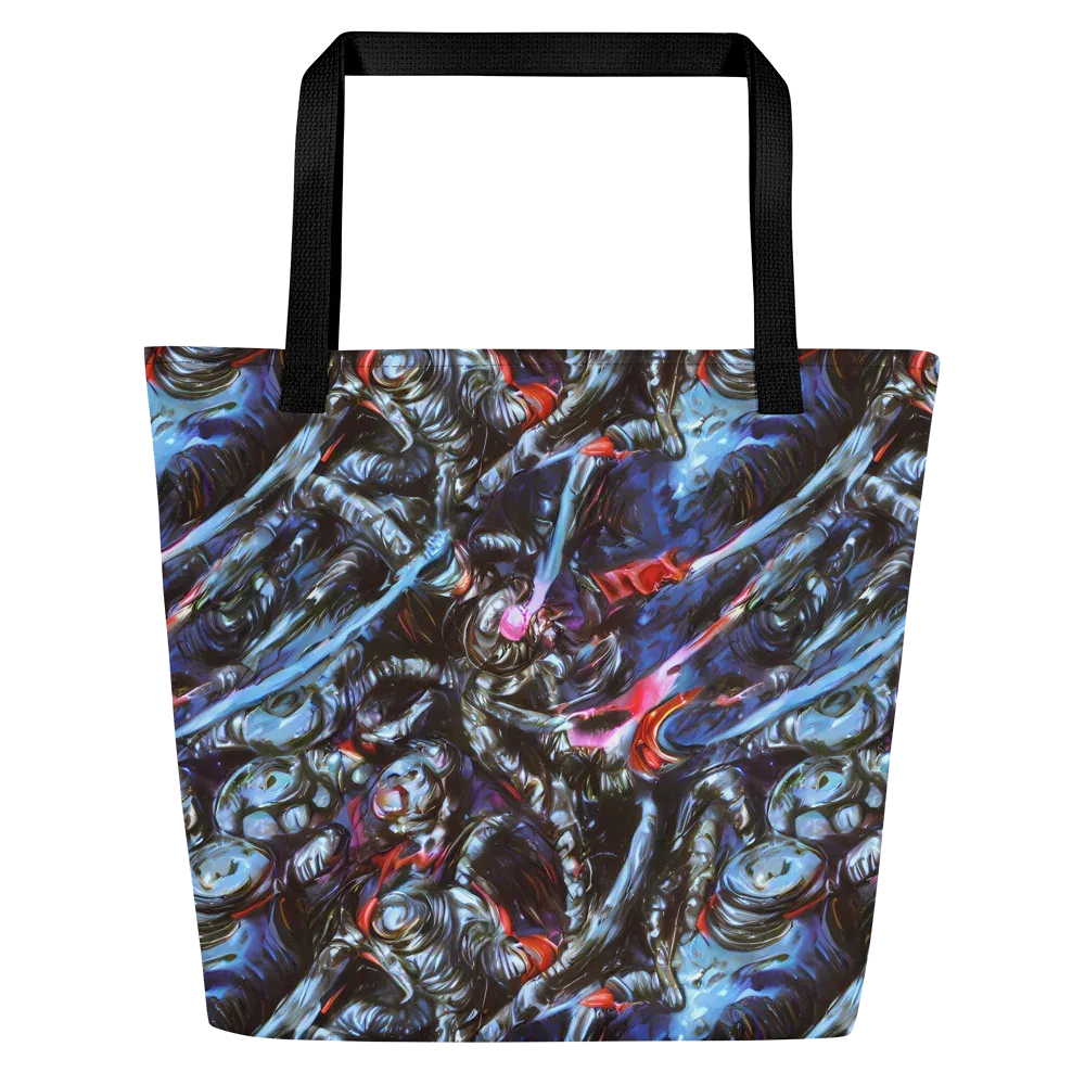 Blackwater Riot on Large Tote Bag W/ Pocket — Front