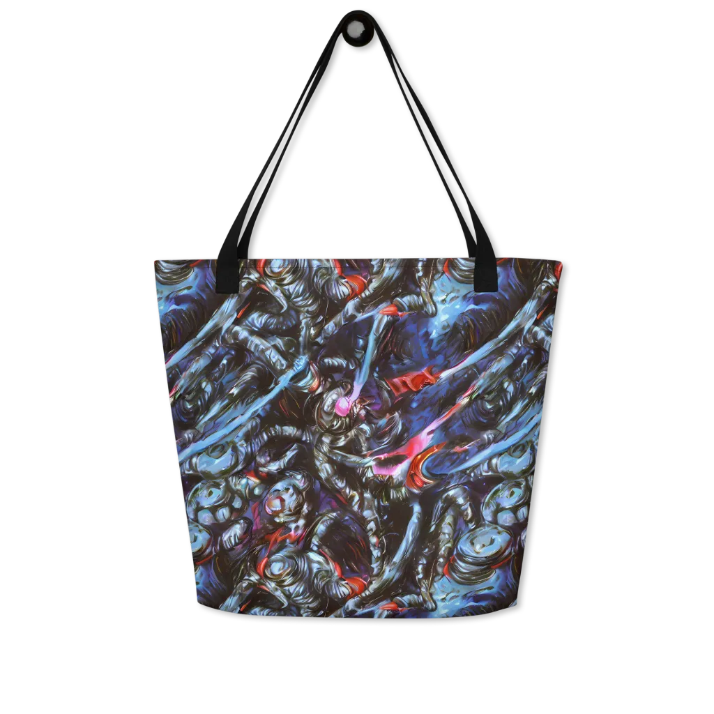 Blackwater Riot on Large Tote Bag W/ Pocket — Front