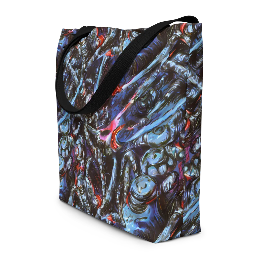 Blackwater Riot on Large Tote Bag W/ Pocket — Front