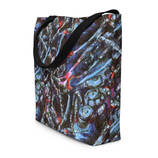 Blackwater Riot on a Large Tote Bag W/ Pocket