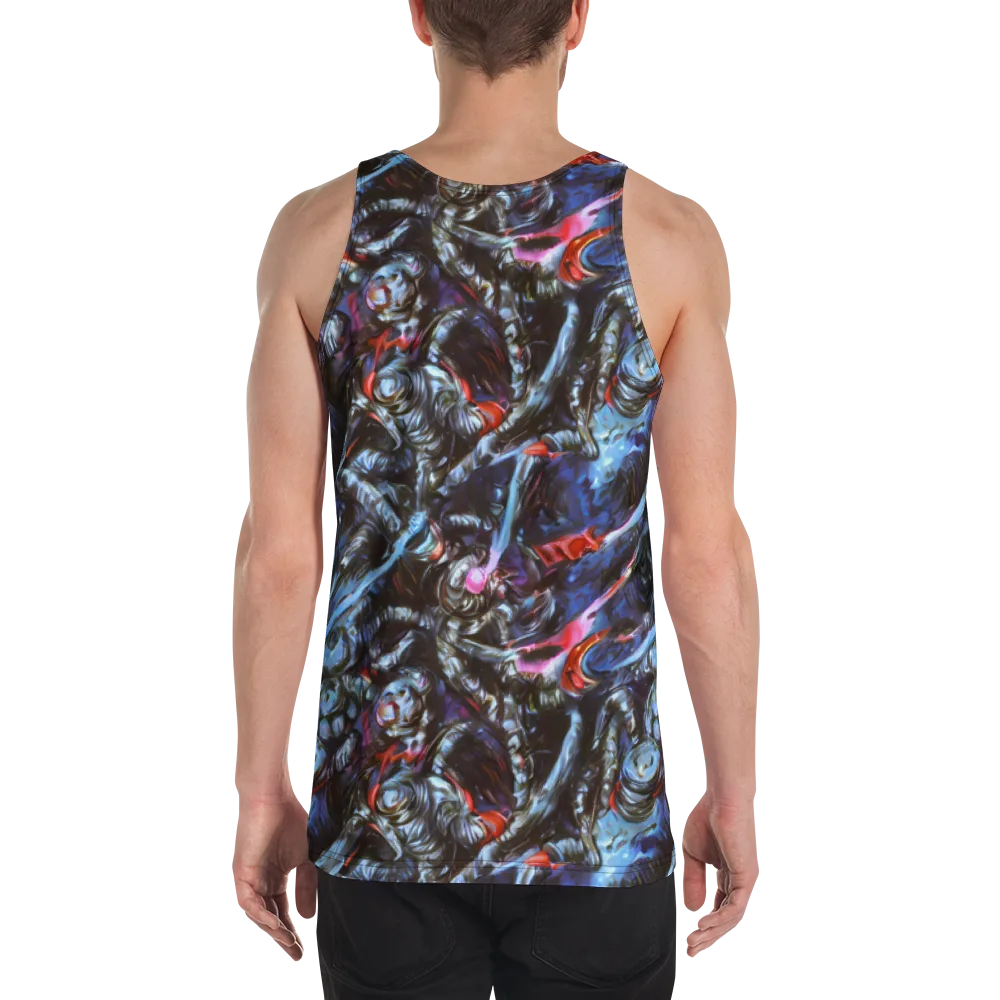 Blackwater Riot on Men's Tank Top — Back
