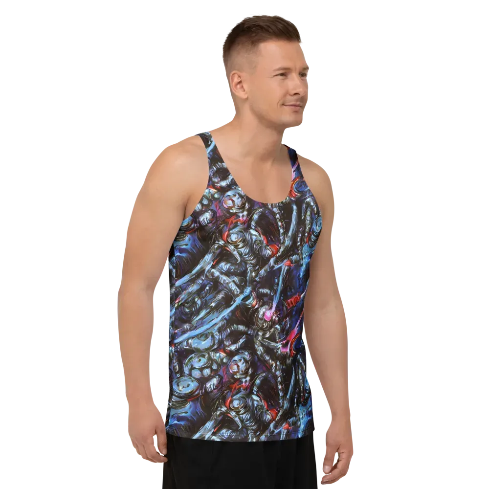 Blackwater Riot on Men's Tank Top — Right Front