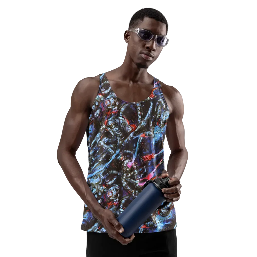Blackwater Riot on Men's Tank Top — Front