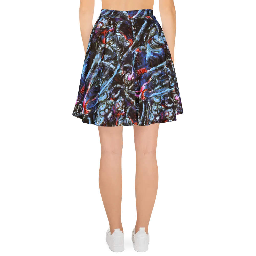 Blackwater Riot on Skater Skirt — Back