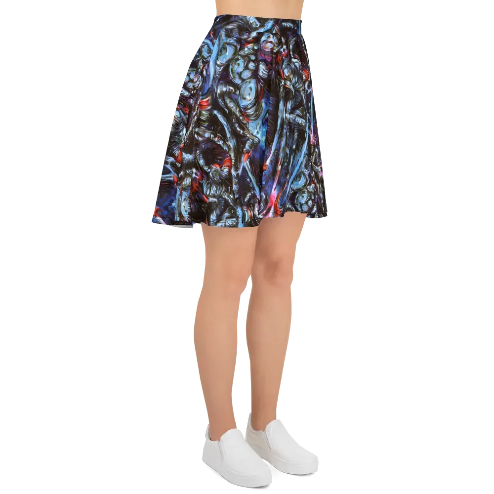 Blackwater Riot on Skater Skirt — Right
