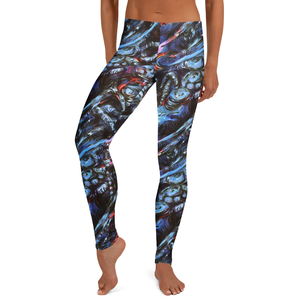 Blackwater Riot on Leggings — Front