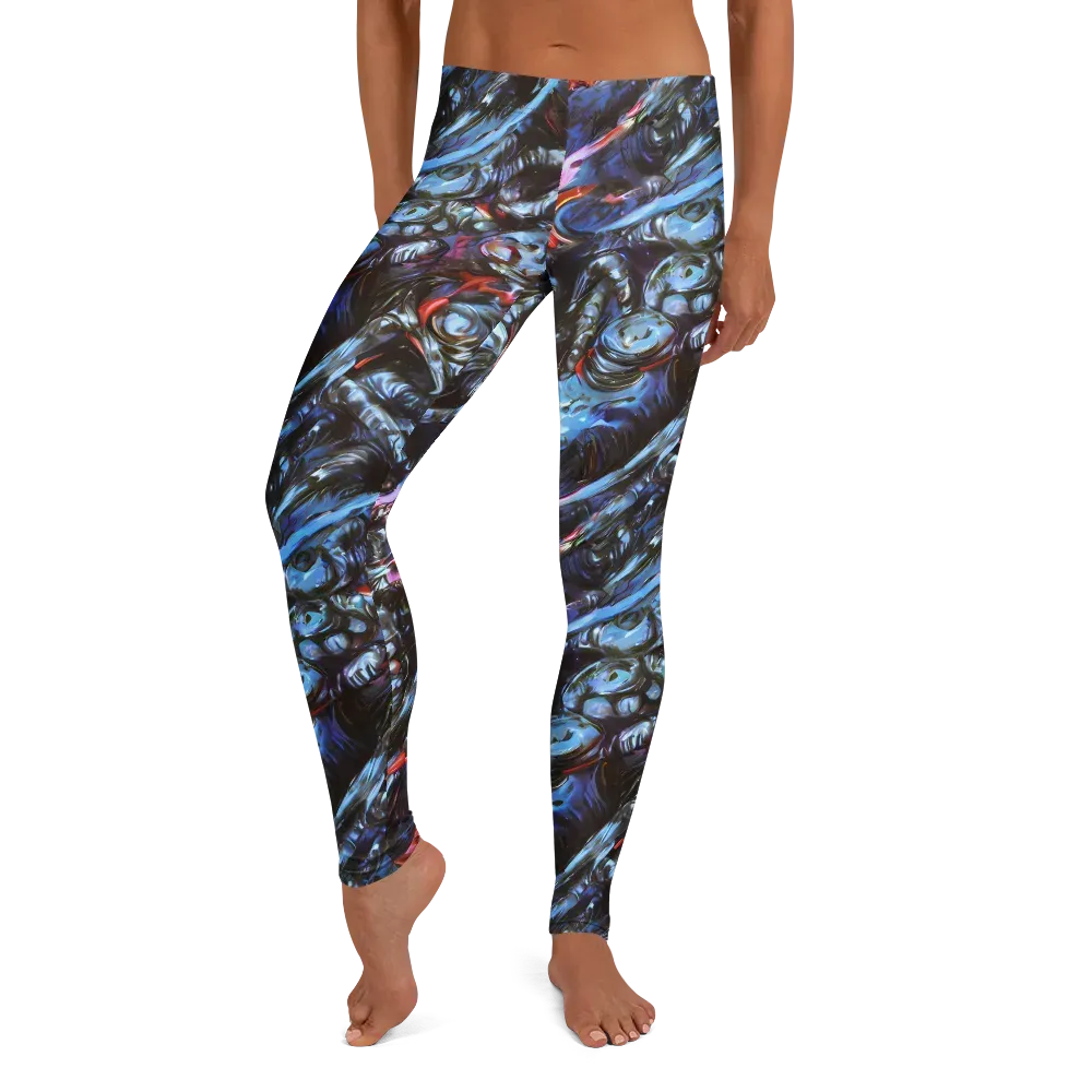 Blackwater Riot on Leggings — Front