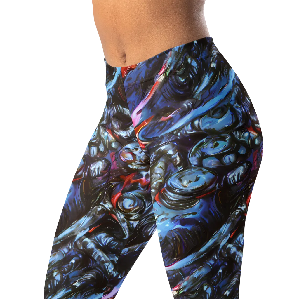 Blackwater Riot on Leggings — Left Front