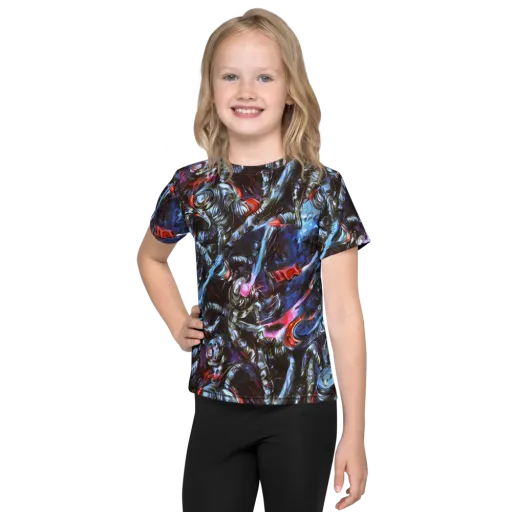 Blackwater Riot on a Kids Crew Neck T-Shirt
