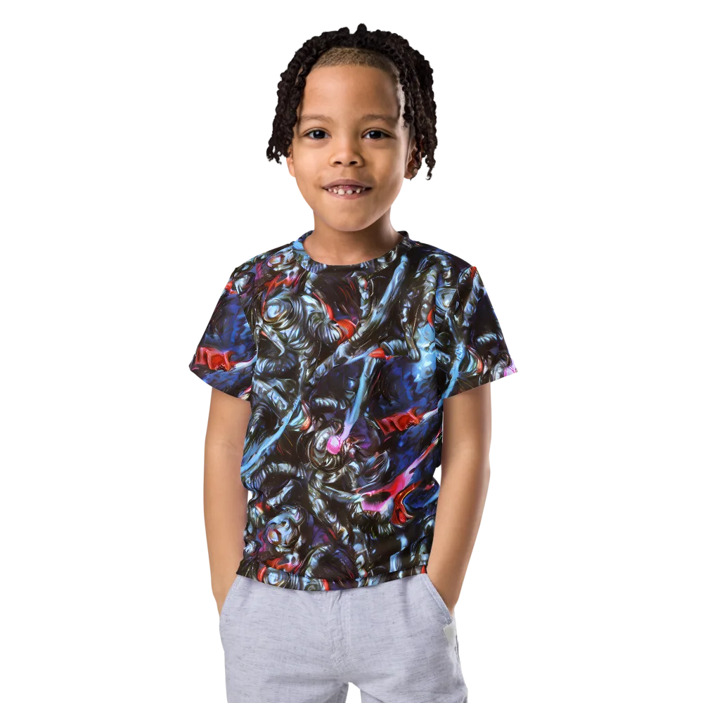 Blackwater Riot on Kids Crew Neck T-Shirt — Front