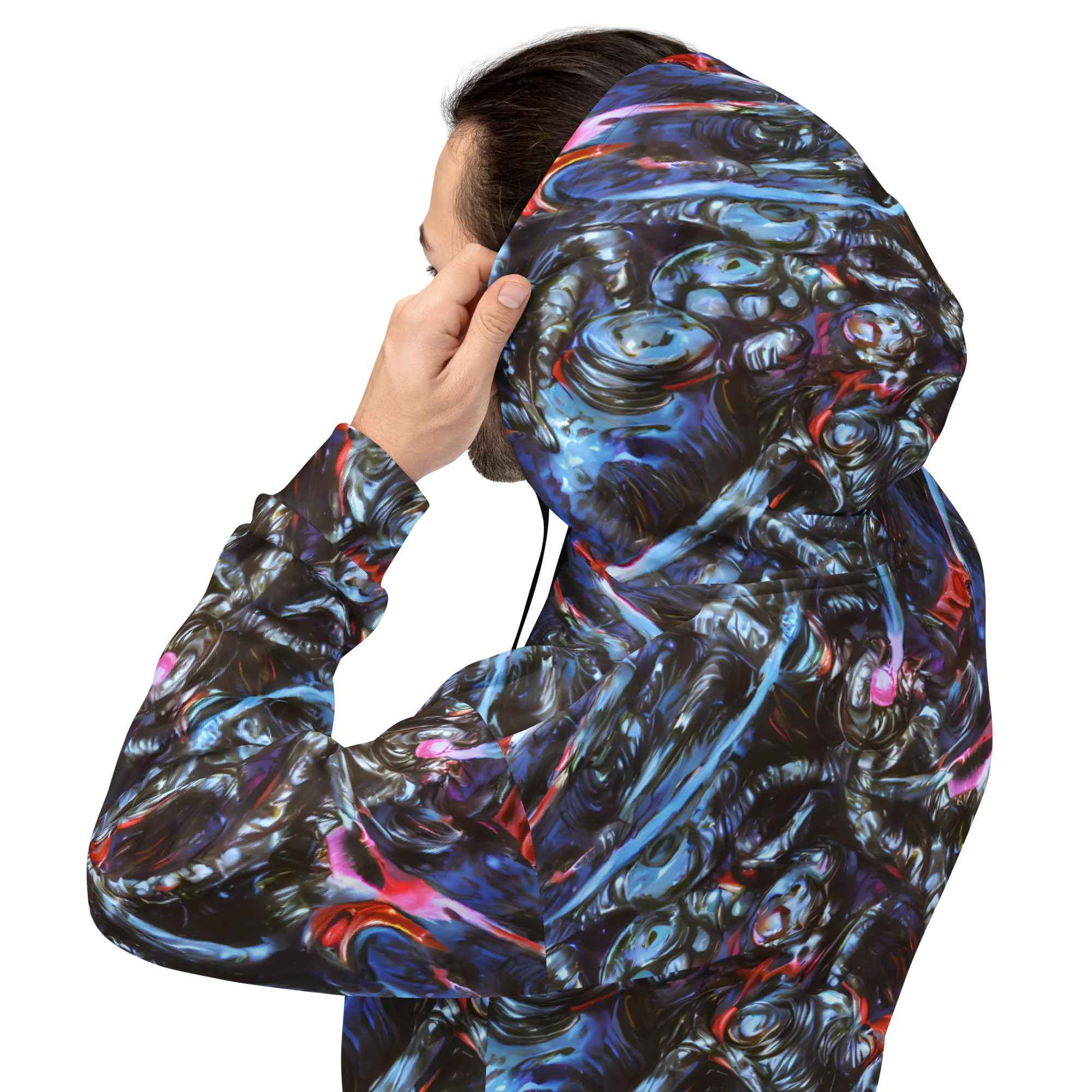 Blackwater Riot on Hoodie — Back
