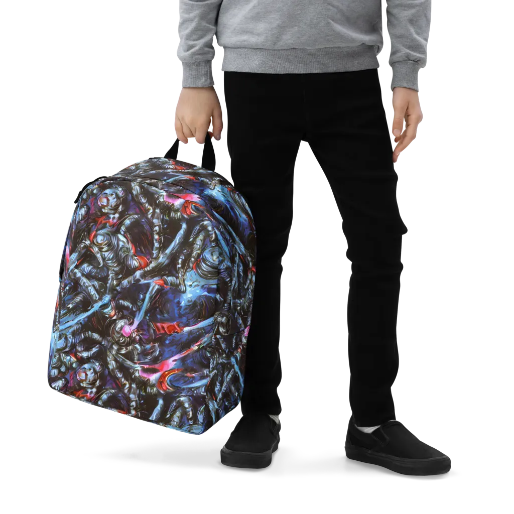 Blackwater Riot on Minimalist Backpack — Zoomed-in