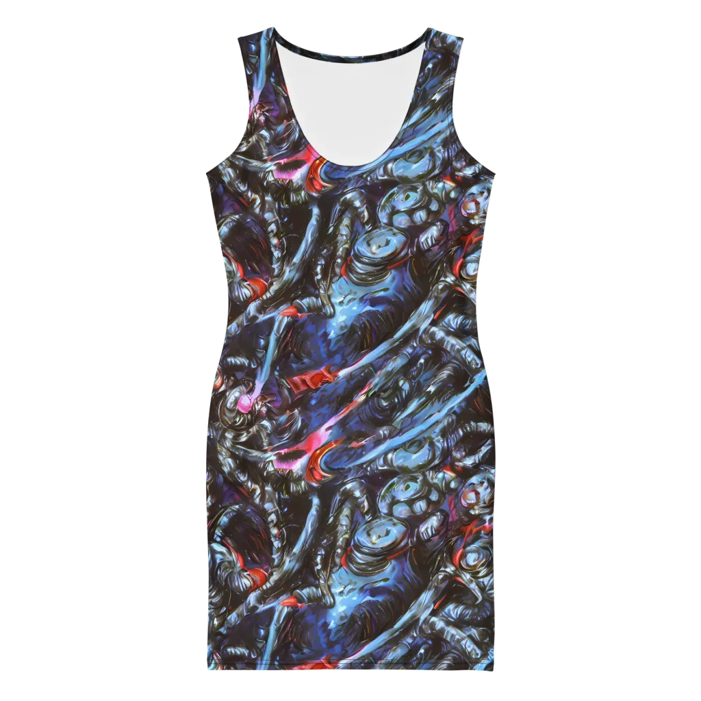 Blackwater Riot on Bodycon Dress — Front