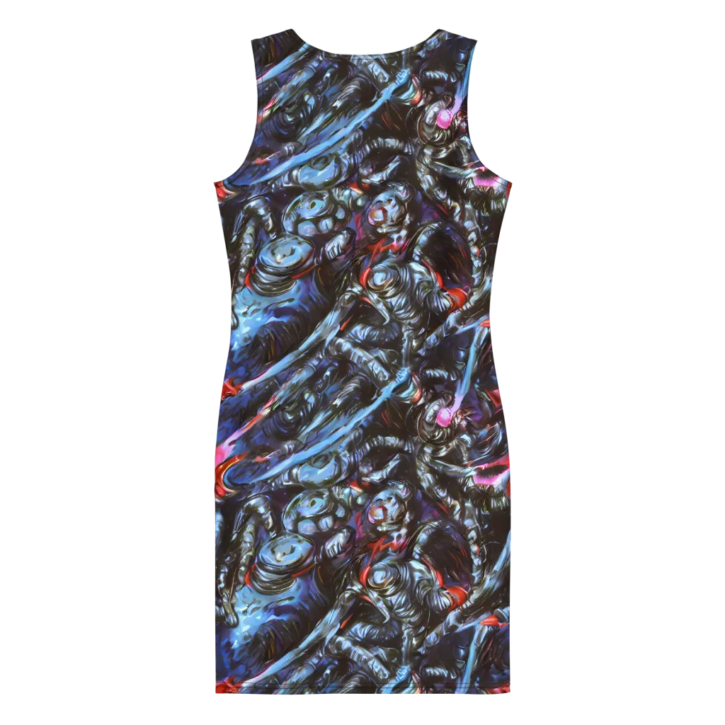 Blackwater Riot on Bodycon Dress — Back