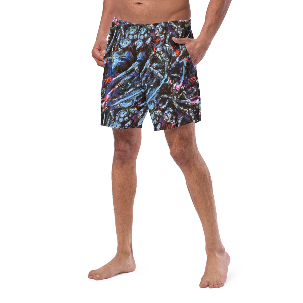 Blackwater Riot on Swim Trunks — Left Front