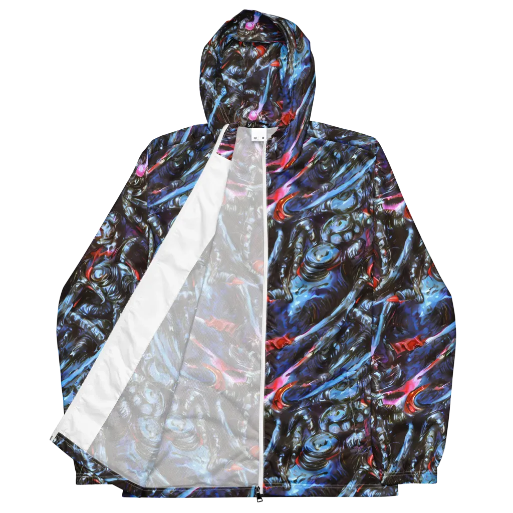 Blackwater Riot on Men's Windbreaker — Front