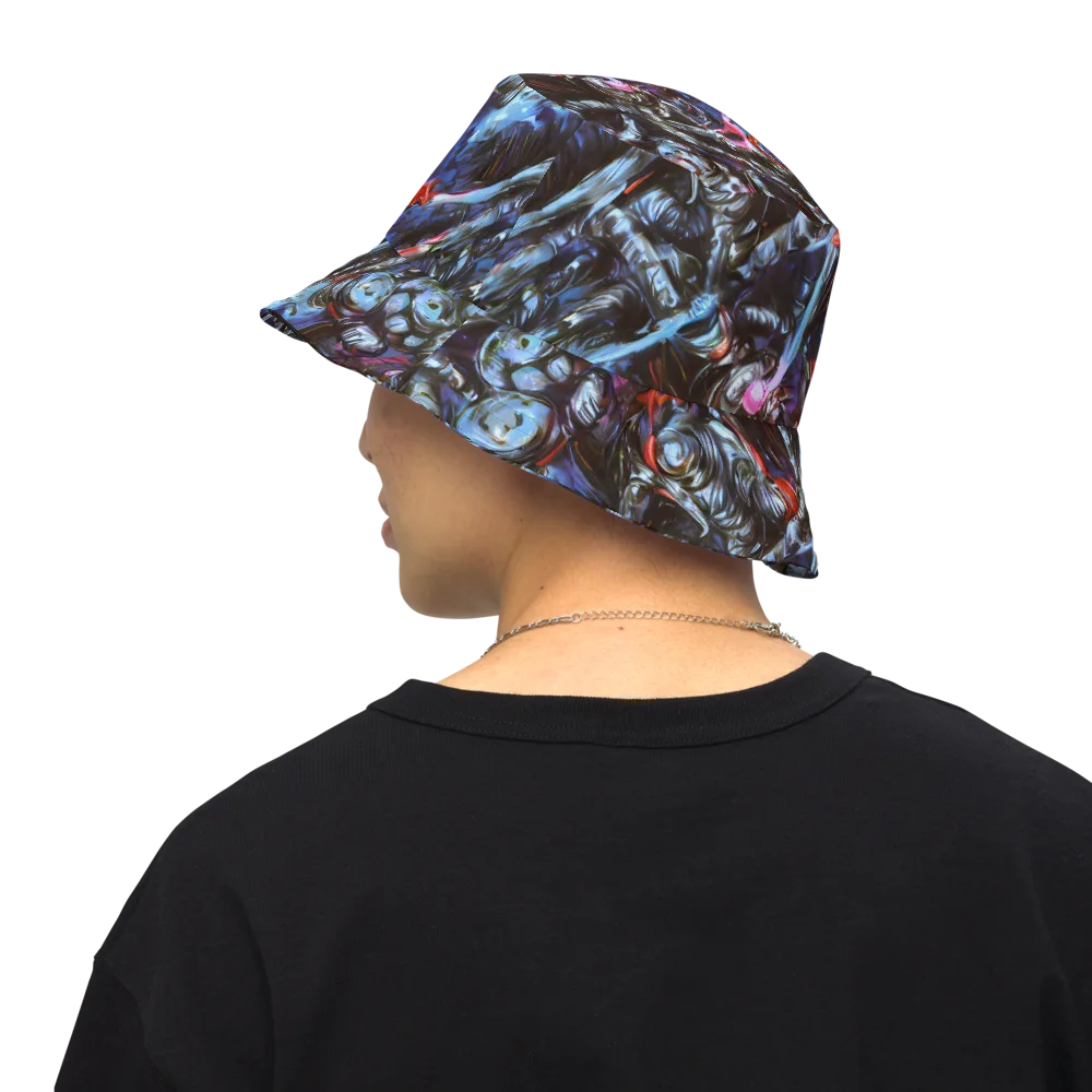 Blackwater Riot on Reversible Bucket Hat — Back Inside