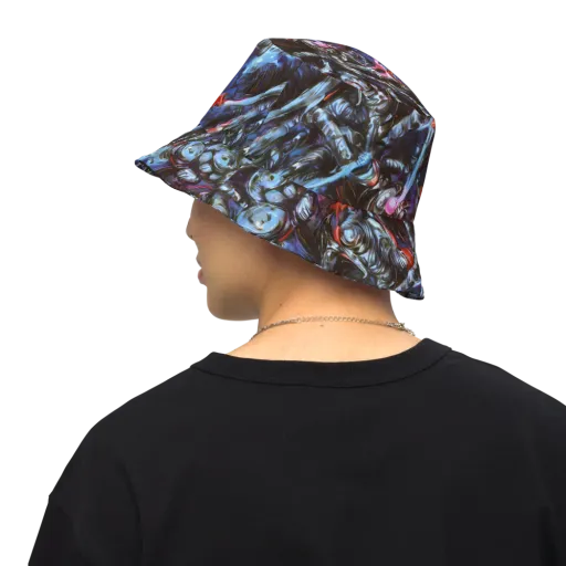 Blackwater Riot on a Reversible Bucket Hat
