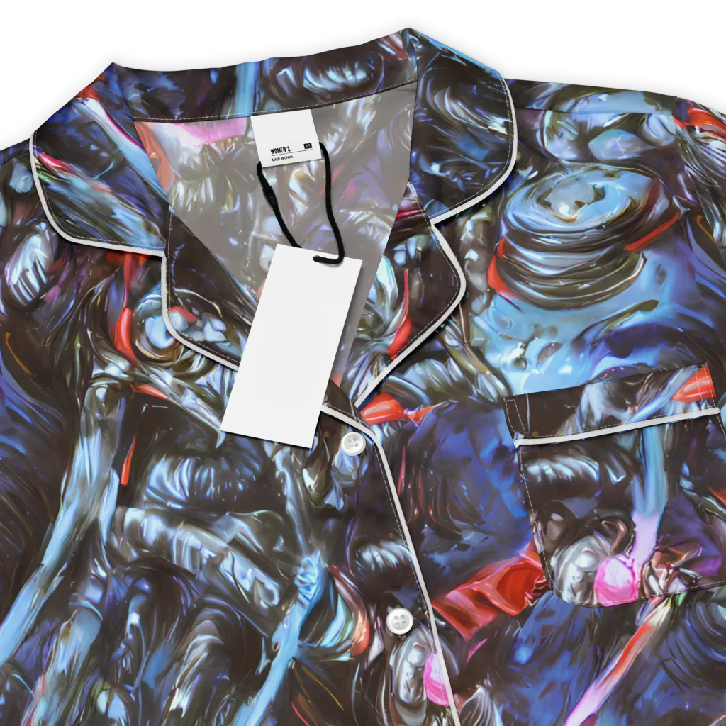 Blackwater Riot on Women's Short Sleeve Pajama Top — Product details