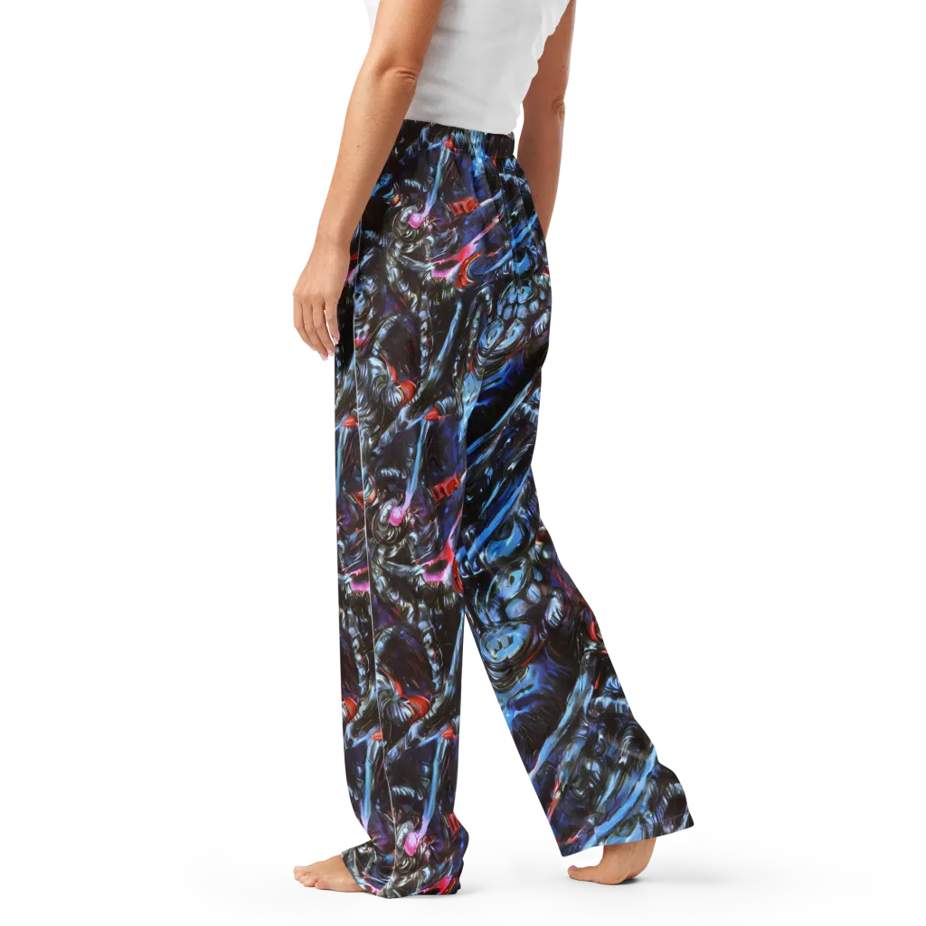 Blackwater Riot on Women's Pajama Pants — Left