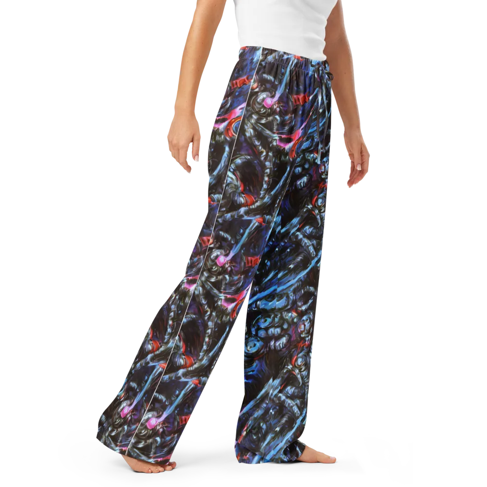 Blackwater Riot on Women's Pajama Pants — Right Front