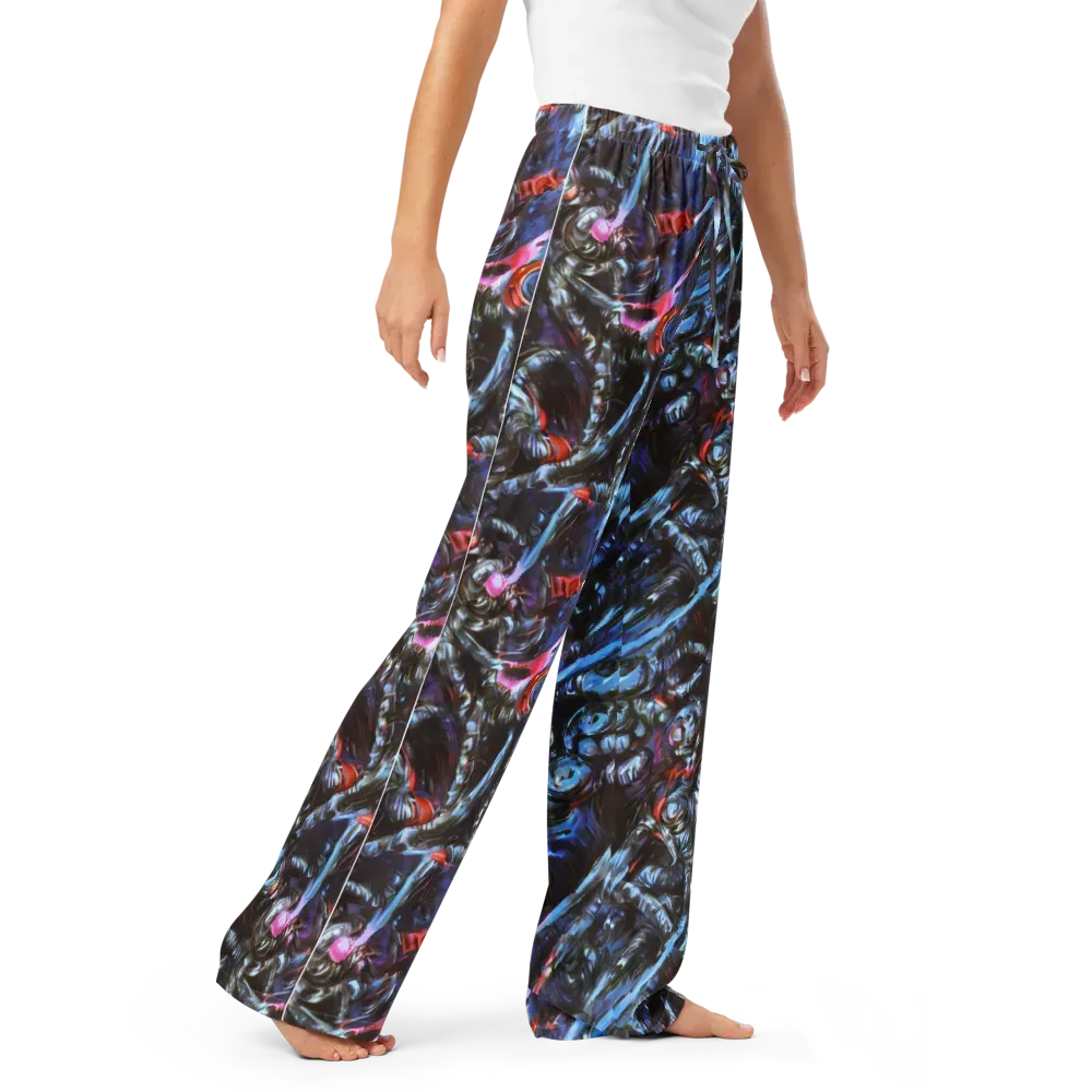 Blackwater Riot on Women's Pajama Pants — Right Front