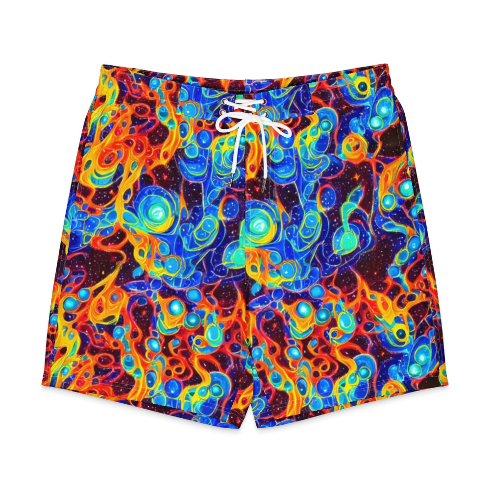 Stellar Fluid on Men's Board Shorts — Front