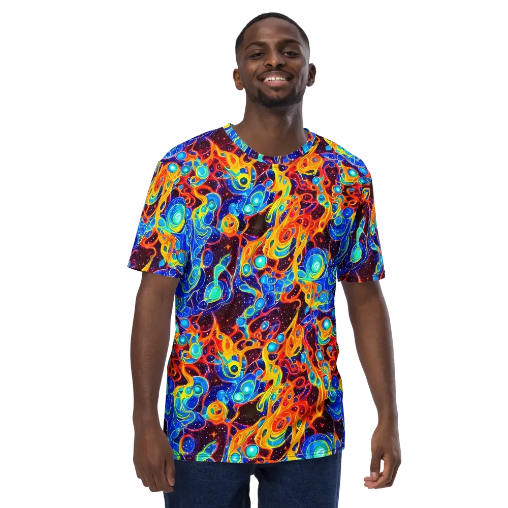 Stellar Fluid on Men's Crew Neck T-Shirt — Front