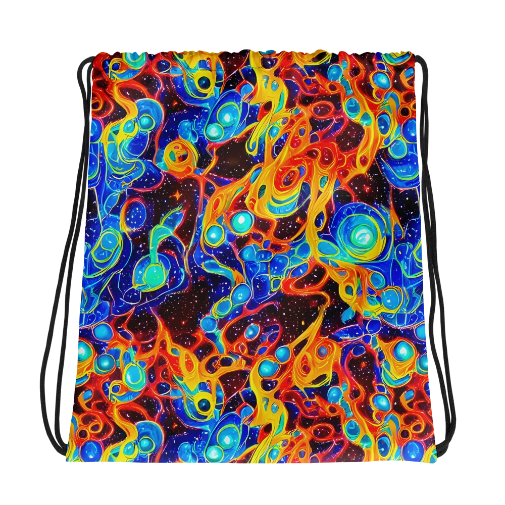 Stellar Fluid on Drawstring Bag — Photo