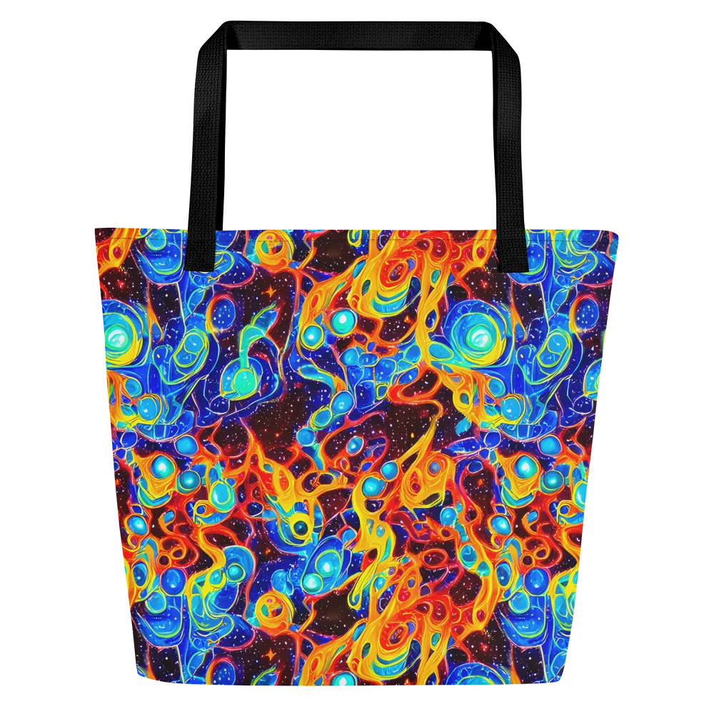 Stellar Fluid on Large Tote Bag W/ Pocket — Front