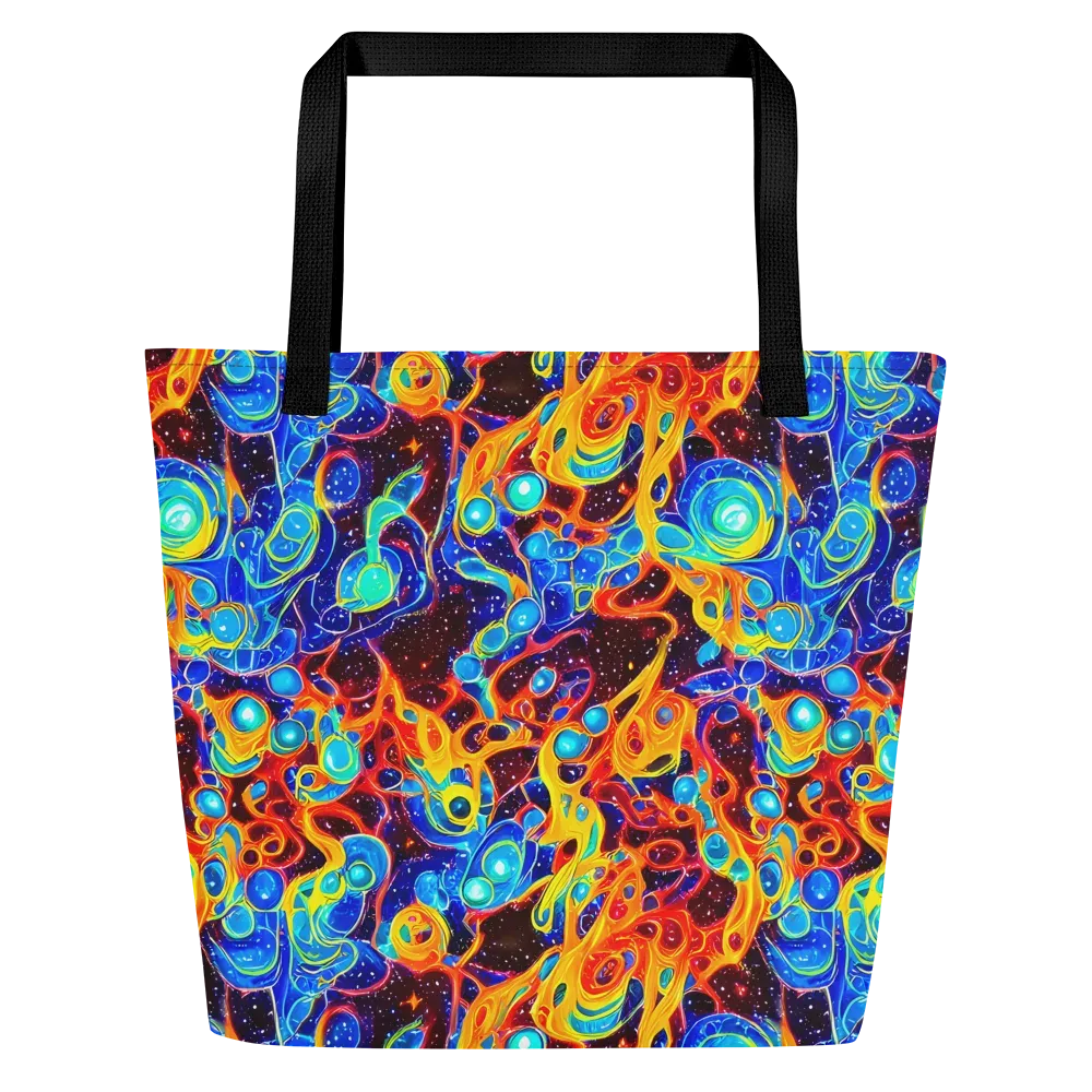 Stellar Fluid on Large Tote Bag W/ Pocket — Front