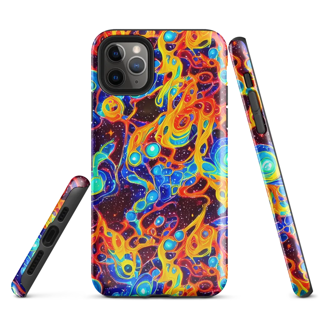 Stellar Fluid on Tough Case for iPhone® — Front