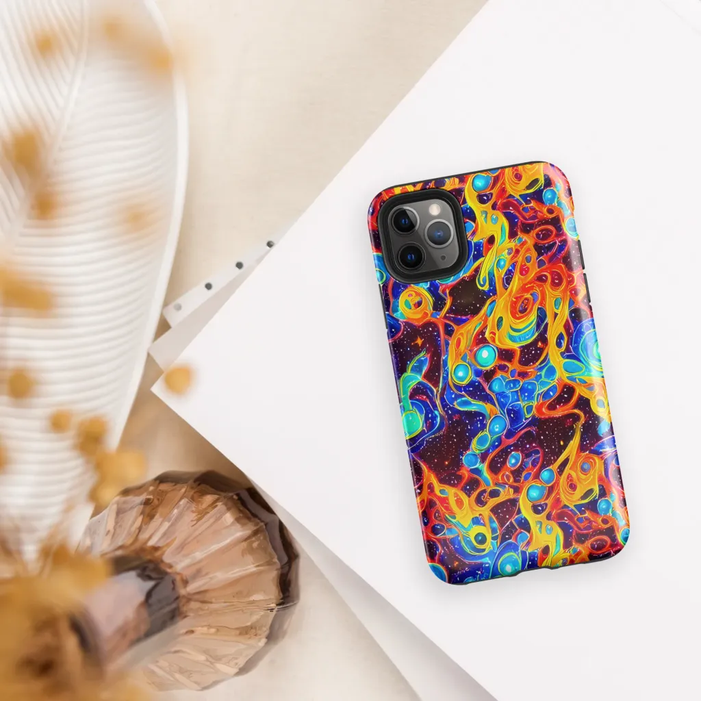 Stellar Fluid on Tough Case for iPhone® — Front