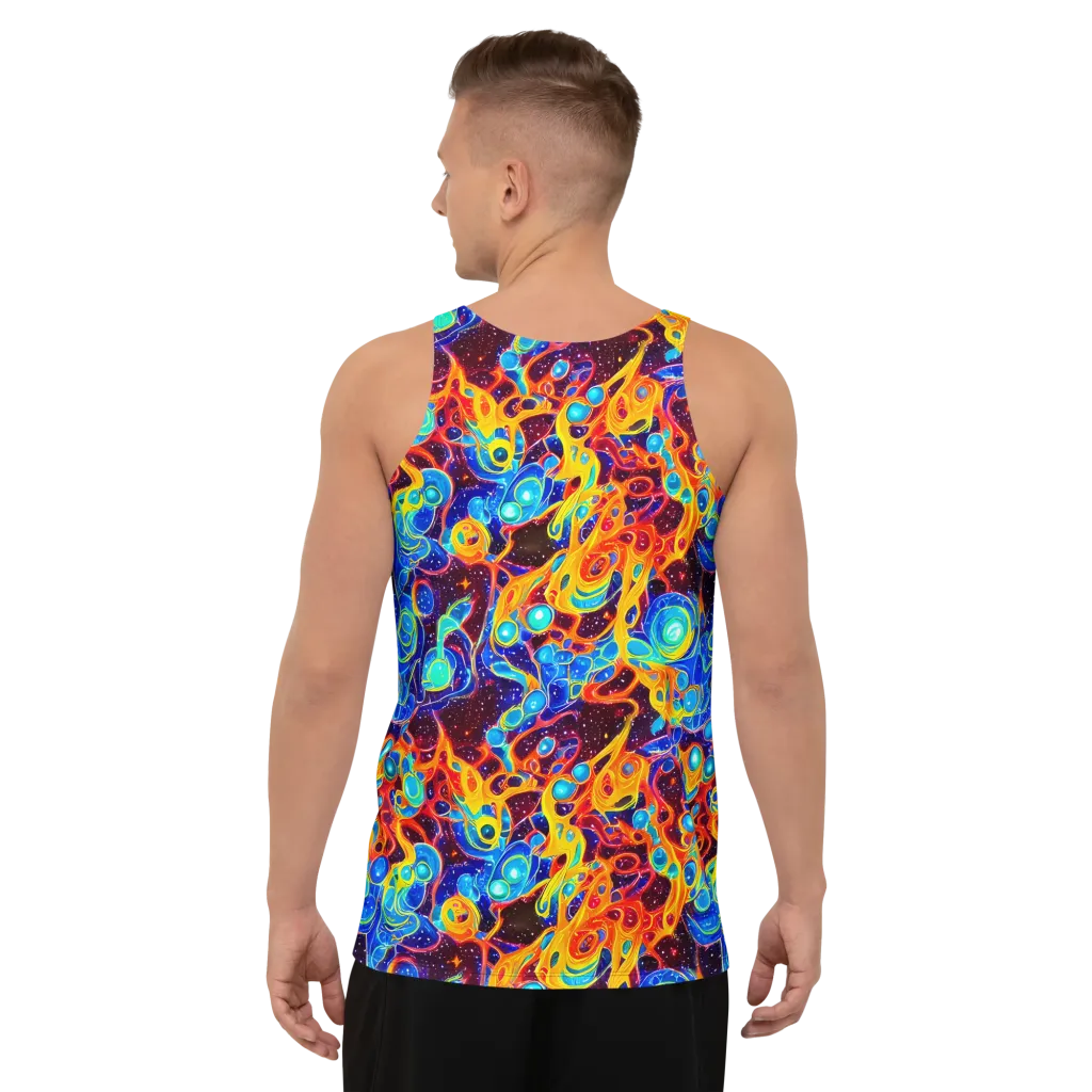 Stellar Fluid on Men's Tank Top — Back