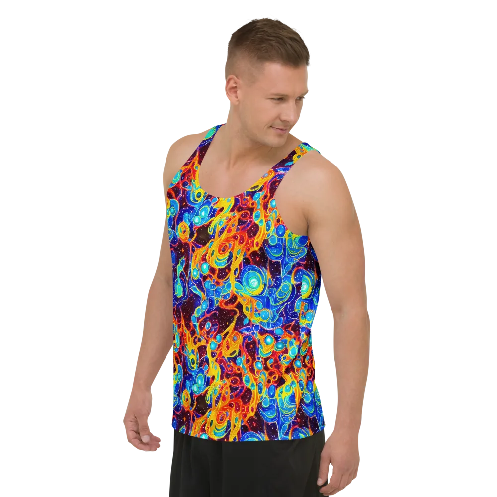 Stellar Fluid on Men's Tank Top — Left Front