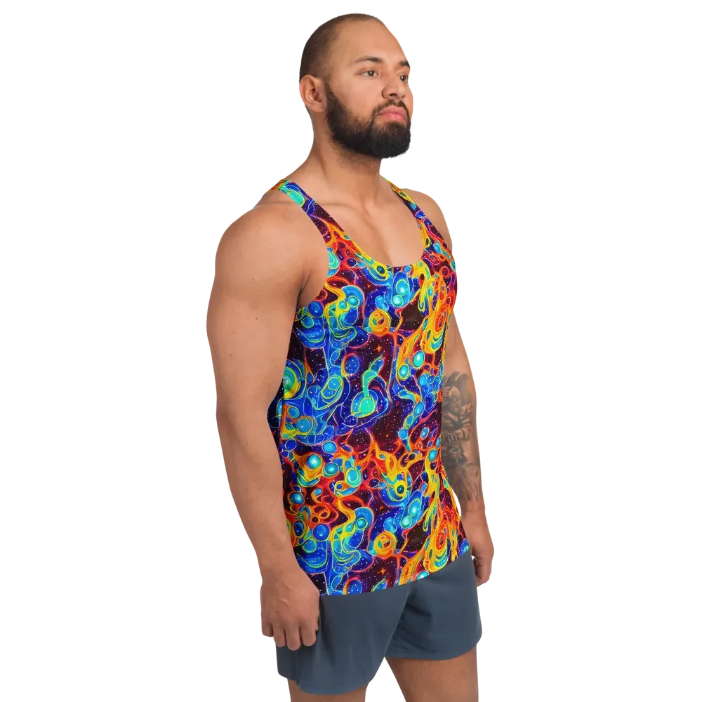Stellar Fluid on Men's Tank Top — Right Front