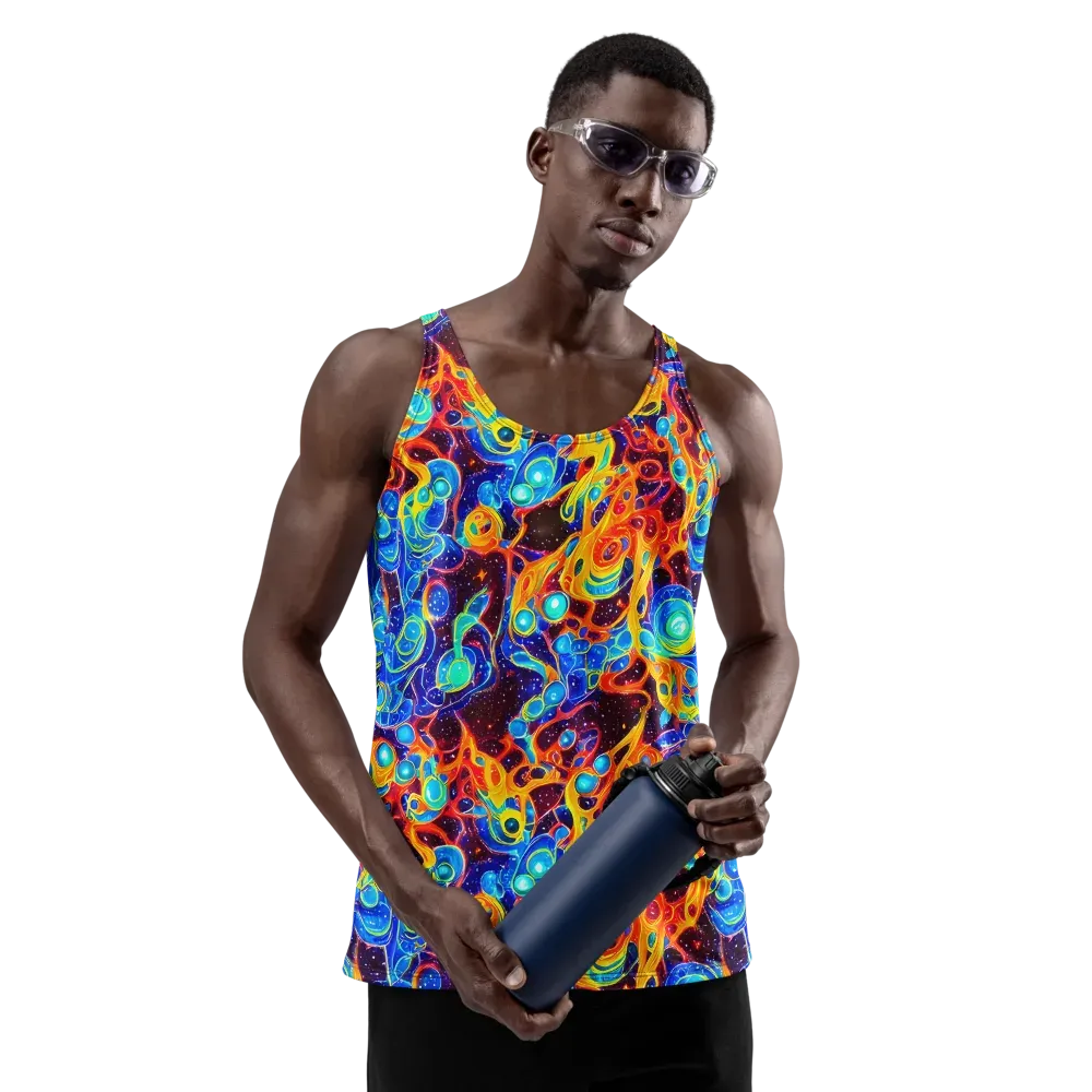 Stellar Fluid on Men's Tank Top — Front