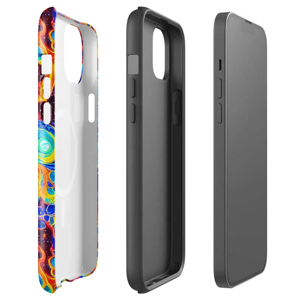 Stellar Fluid on MagSafe Tough Case for iPhone® — Front