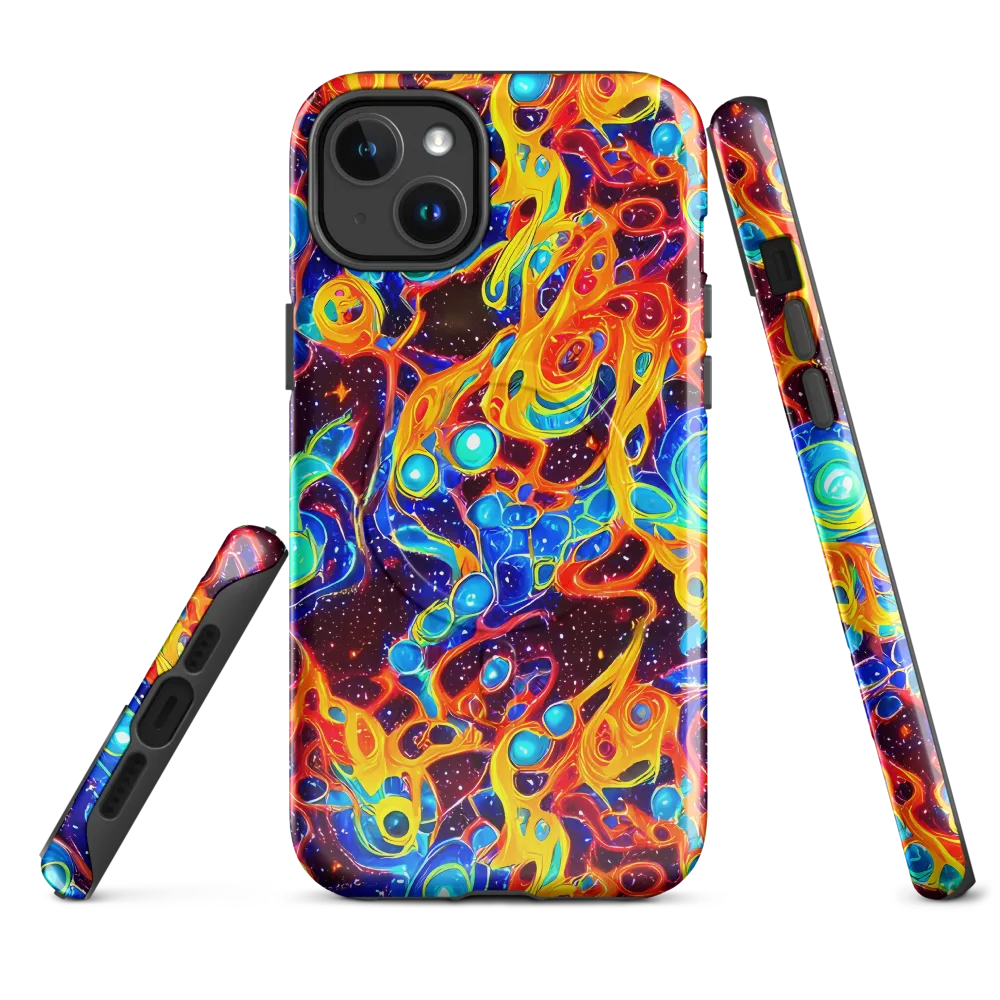 Stellar Fluid on MagSafe Tough Case for iPhone® — Front