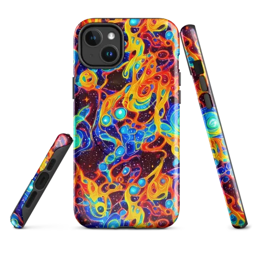 Stellar Fluid on a MagSafe Tough Case for iPhone®