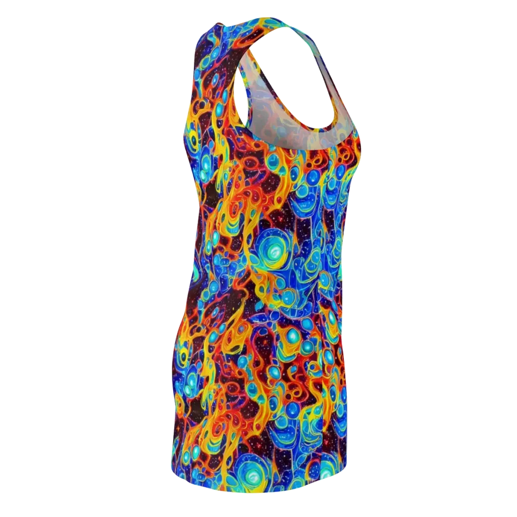 Stellar Fluid on Racerback Dress — Back Side