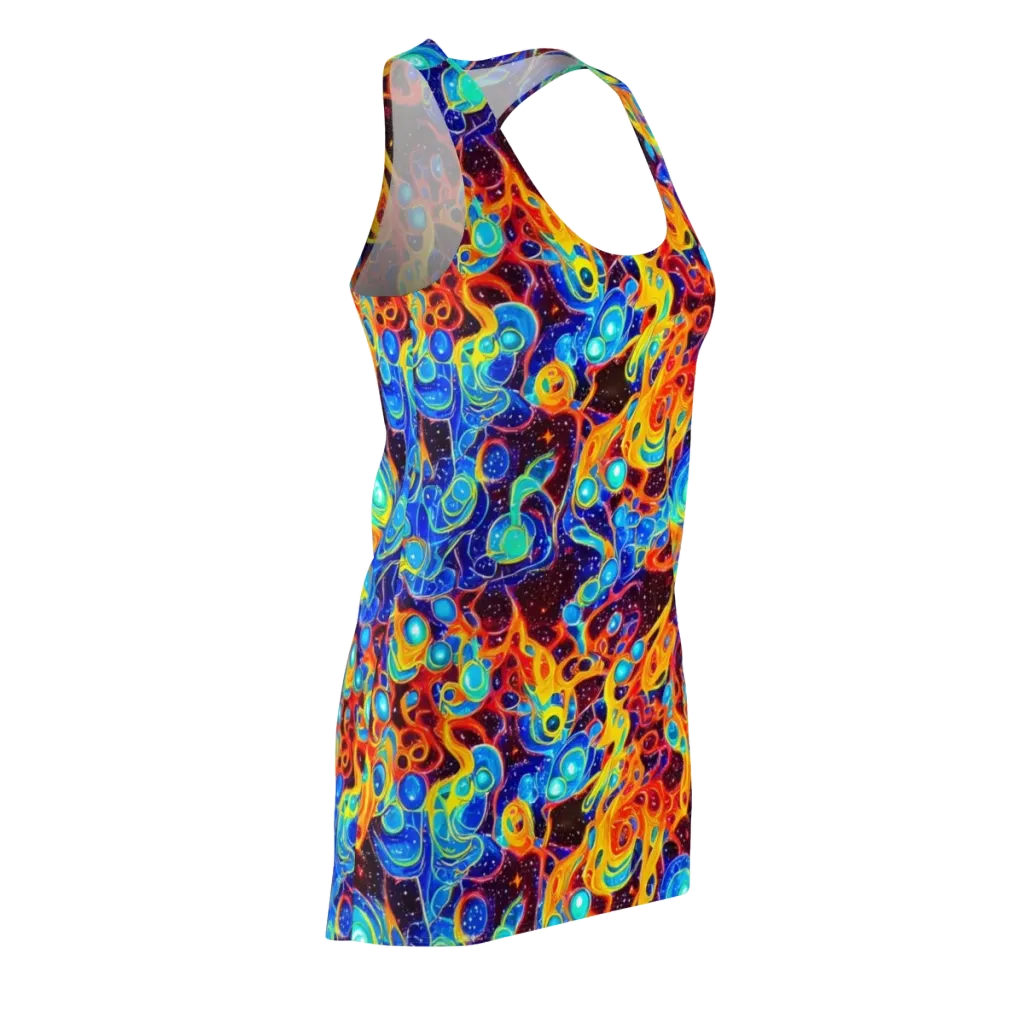 Stellar Fluid on Racerback Dress — Front Side