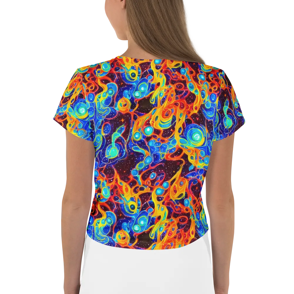 Stellar Fluid on Crop Tee — Back
