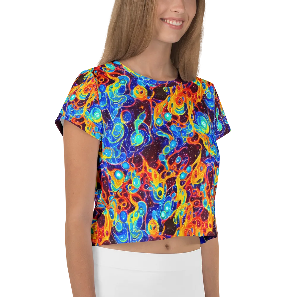 Stellar Fluid on Crop Tee — Right