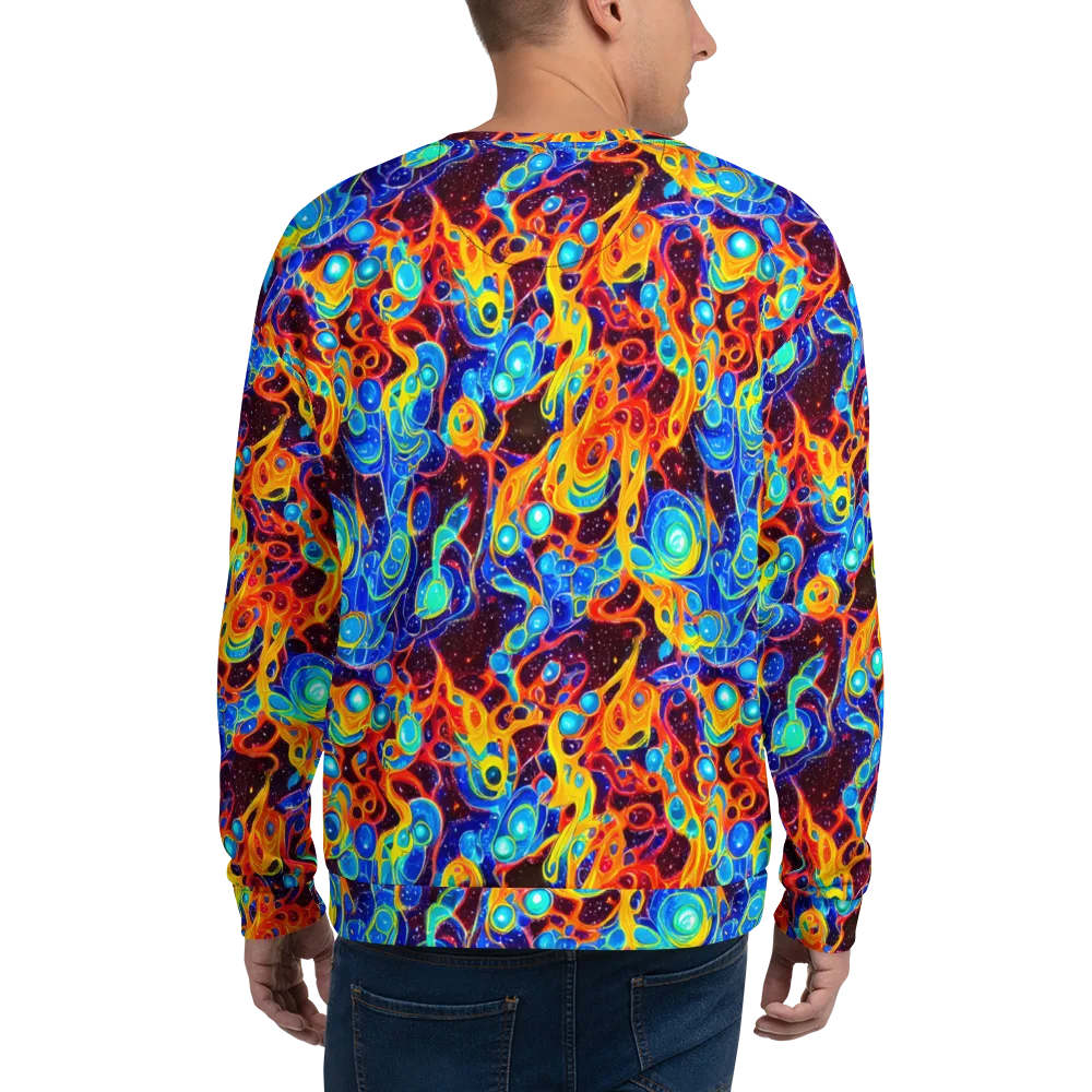 Stellar Fluid on Sweatshirt — Back