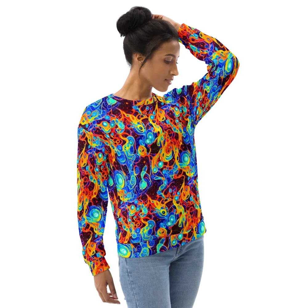Stellar Fluid on Sweatshirt — Right Front