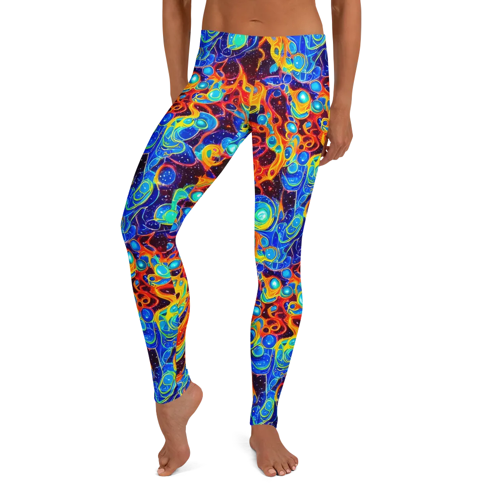 Stellar Fluid on Leggings — Front