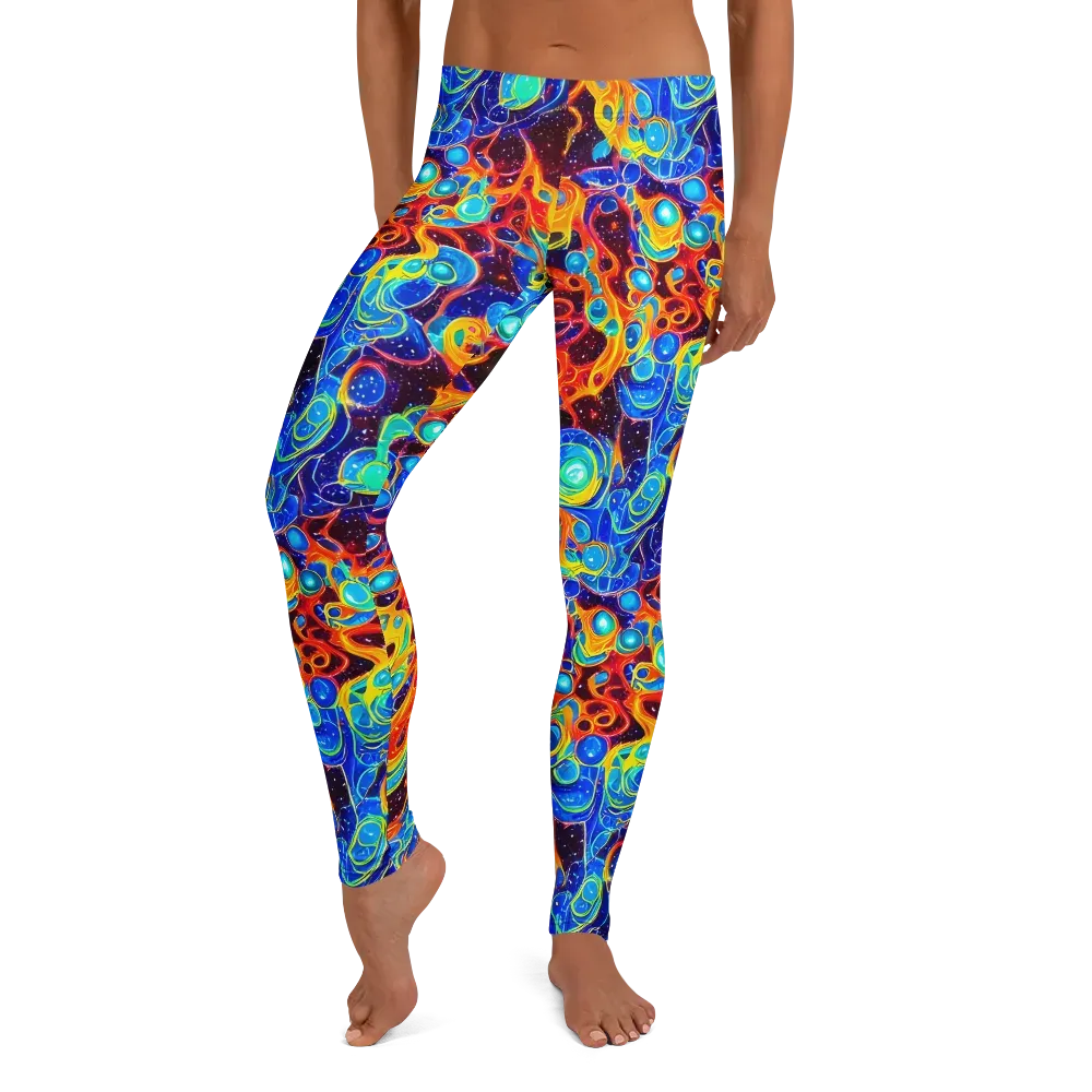 Stellar Fluid on Leggings — Front